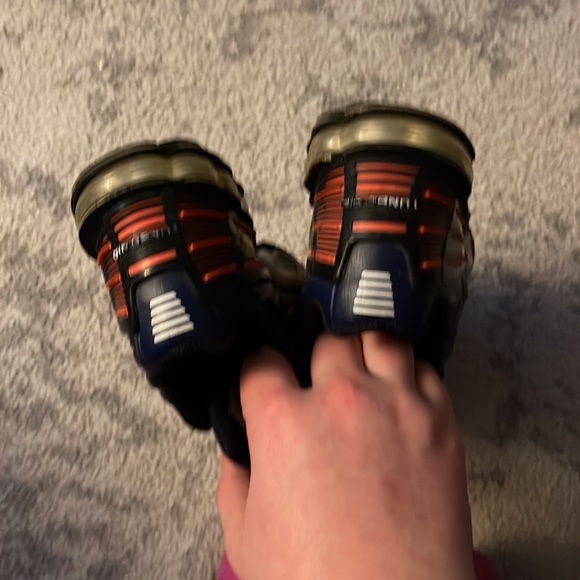 NIKE Air Max Plus Tuned Air 3 Blue Green Magic Ember CD6871-401 Size 5.5y - Picture 4 of 5